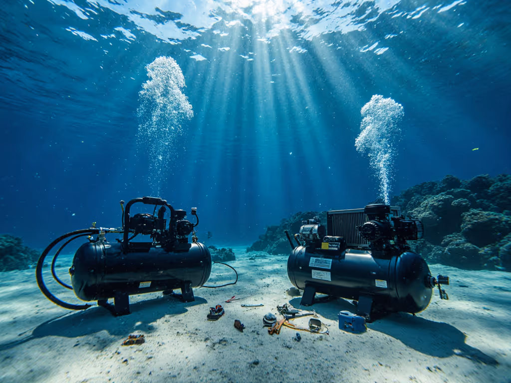 Underwater Air Compressors: Electric vs Gas Tested